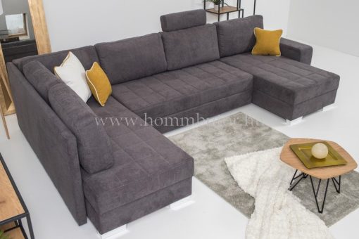 TENDER U-alakú ülőgarnitúra nyitást segítő funkcióval 352x200/160 cm